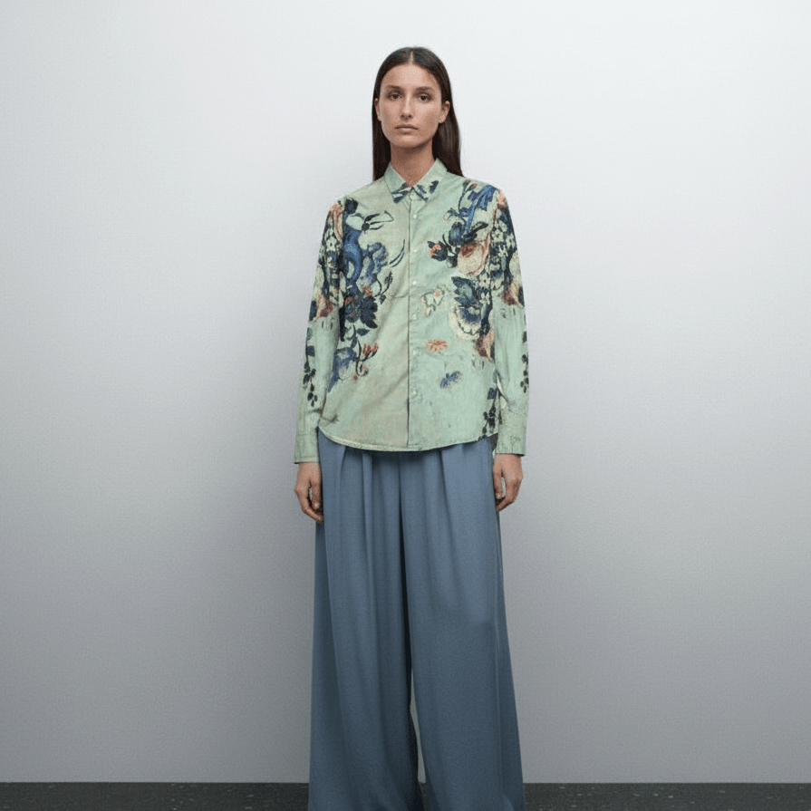 Canvas - Shirt for Women - Luxury Designer | Soft Cotton or Pure Linen  - Naymish Designs