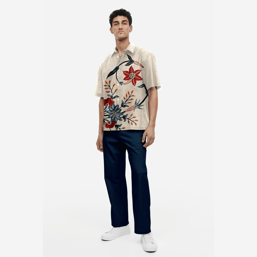 Chintz mens resort shirts - Naymish Designs