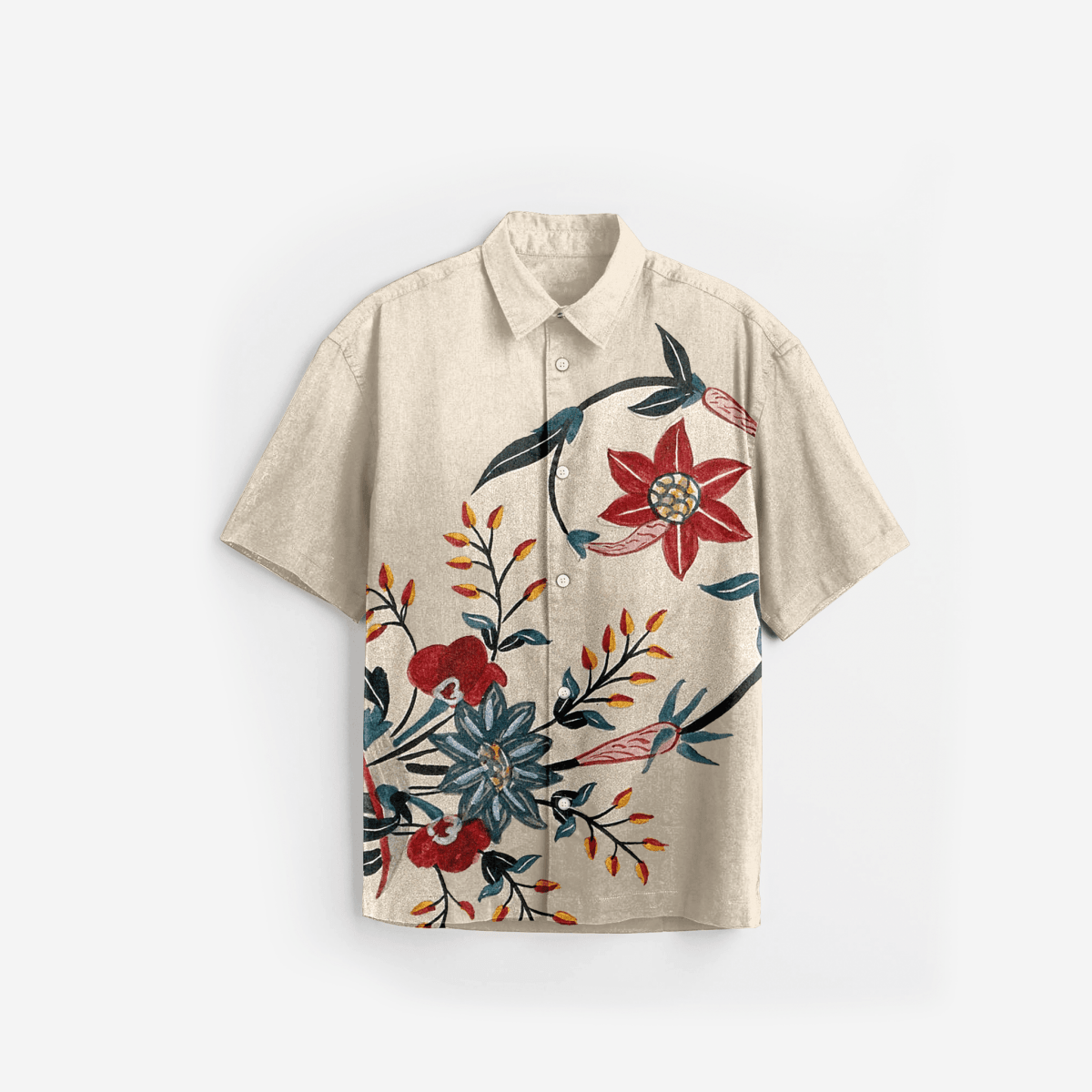 Chintz mens resort shirts - Naymish Designs