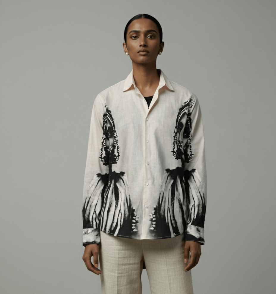 CM Shirt for Women - Luxury Designer | Soft Cotton or Pure Linen  - Naymish Designs