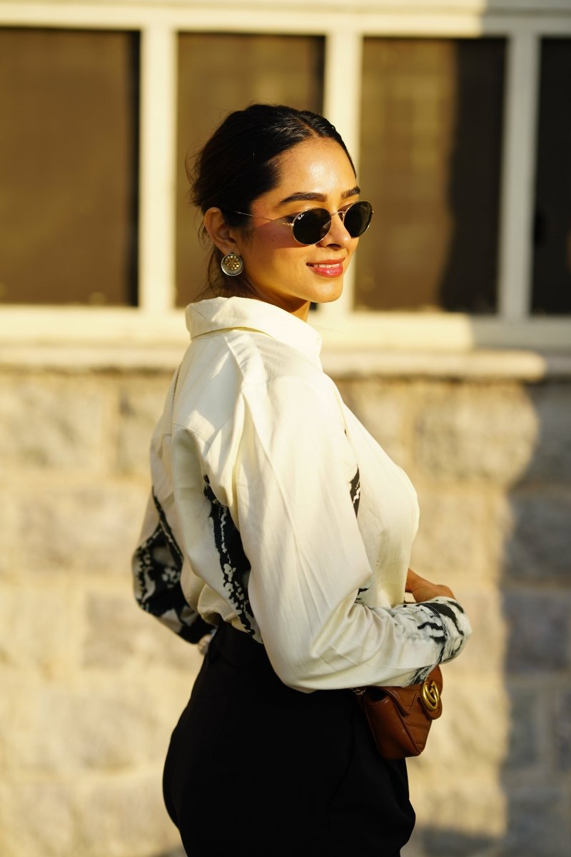 CM Shirt for Women - Luxury Designer | Soft Cotton or Pure Linen  - Naymish Designs