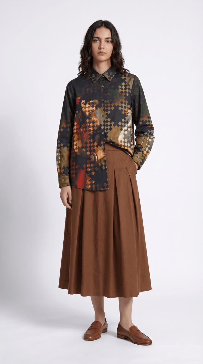 Damayanti Shirt Women - Damayanti's Secret Shirt for Women - Luxury Designer | Soft Cotton or Pure Linen  - Naymish Designs