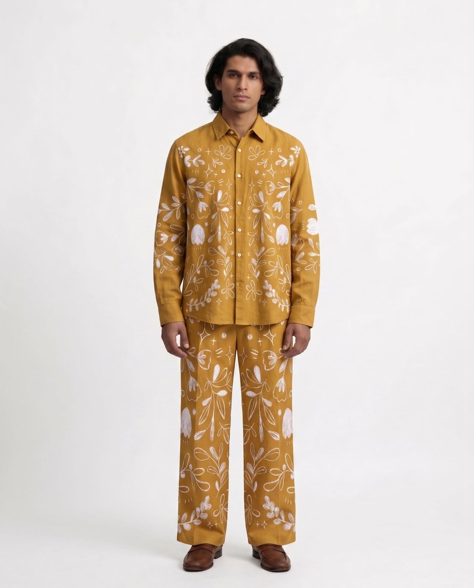 Flowerchild Coord Set Men - Naymish Designs