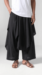 Frill Pants Black Men - Naymish Designs