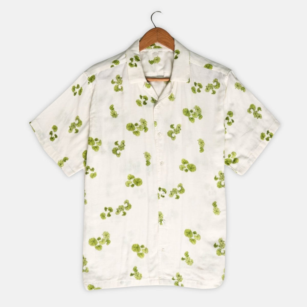 Geranium Half Sleeve Shirt for Men - Naymish Designs