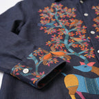 Gond Art Shirt Women - Serene - Naymish Designs