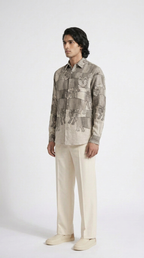 Gond Forest Shirt Men side full length view