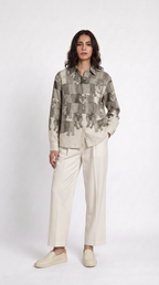 Gond Forest Shirt Women front model view