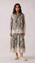 Gond Forest Skirt Women front outfit pose
