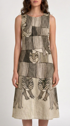 Gond Forest Dress Women front view