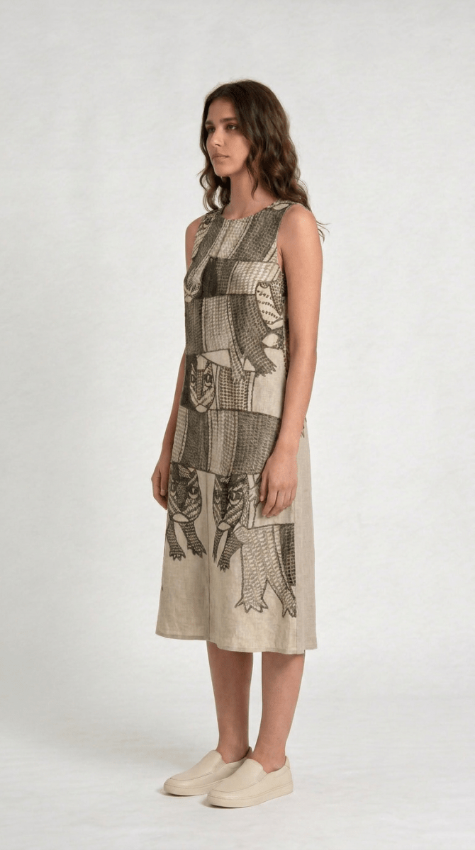 Gond Forest Dress Women - Naymish Designs