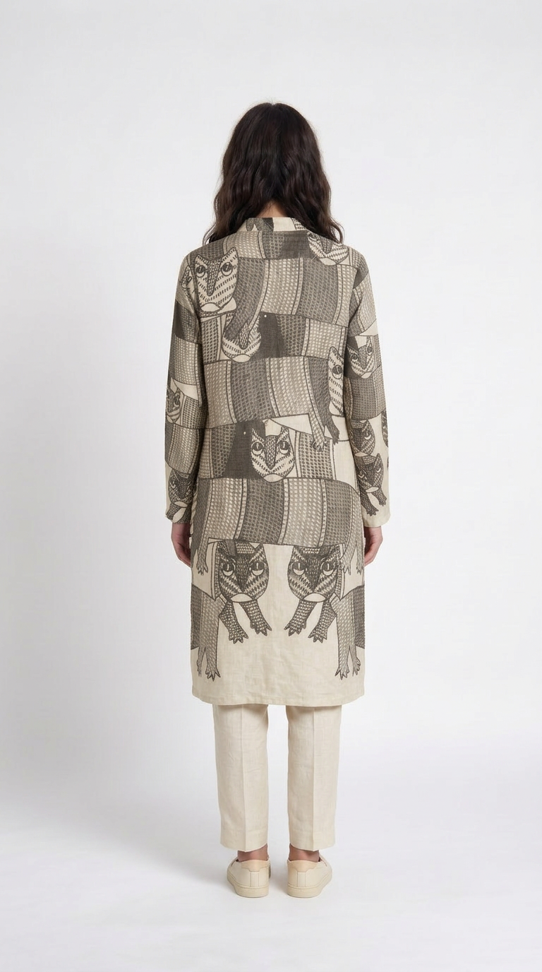 Gond Forest Kurta Women back view