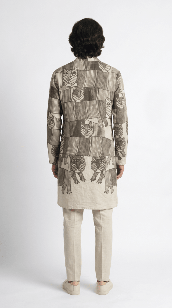 Gond Forest Kurta Set Men - Naymish Designs
