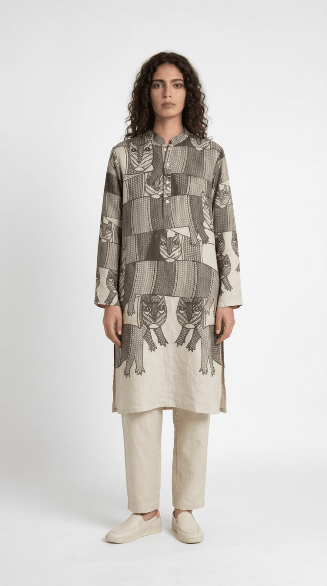 Gond Forest Kurta Women - Naymish Designs