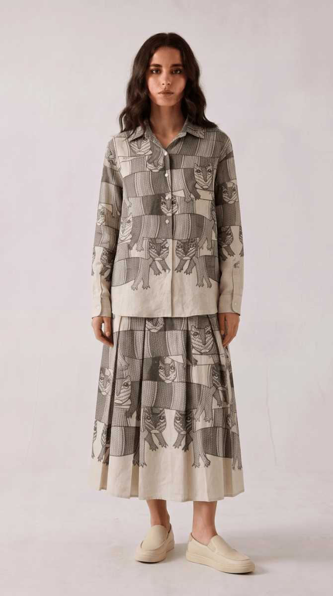 Gond Forest Skirt Women - Naymish Designs