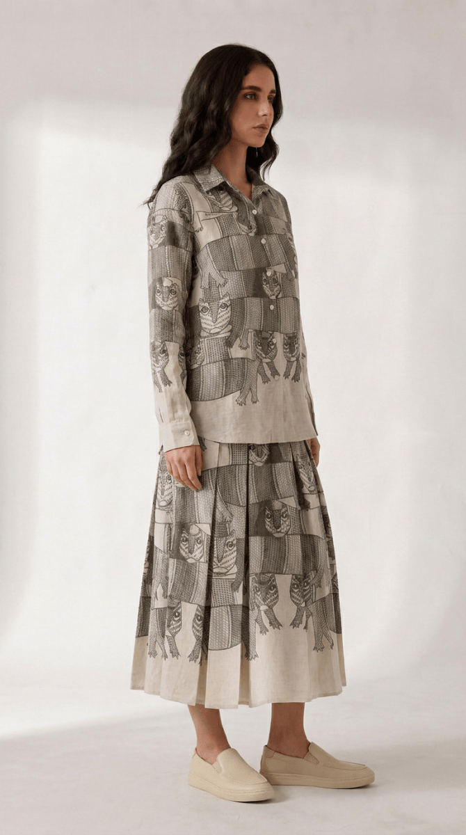 Gond Forest Skirt Women - Naymish Designs