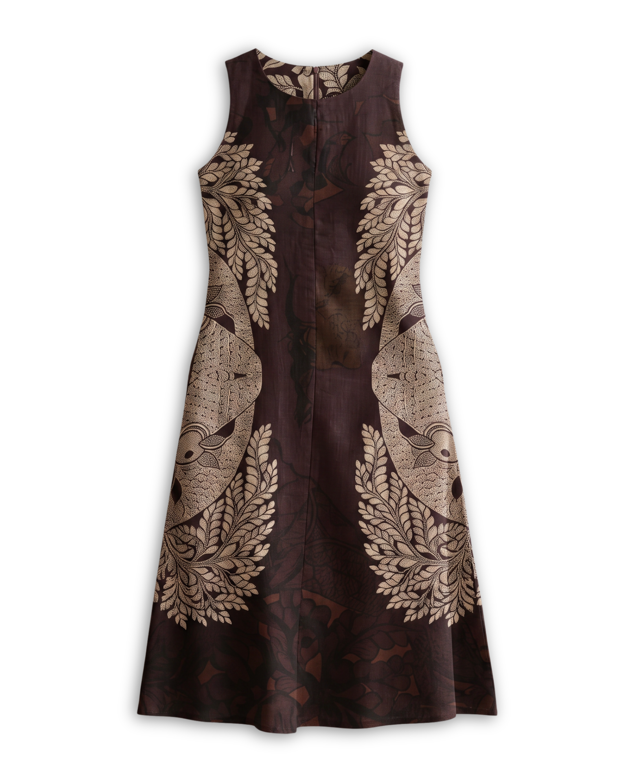 Gond Life Shift Dress Brown Women