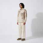 Gond Tiger Shirt Men side model view
