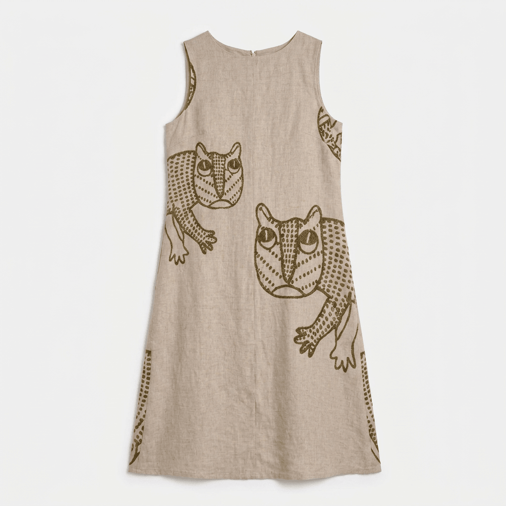 Gond Tiger Dress Women - Naymish Designs
