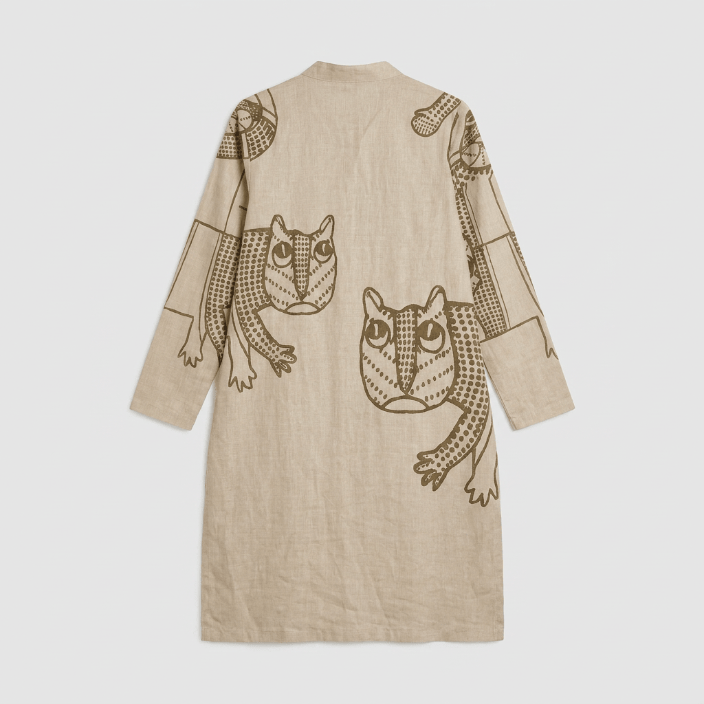 Gond Tiger Kurta Men - Naymish Designs