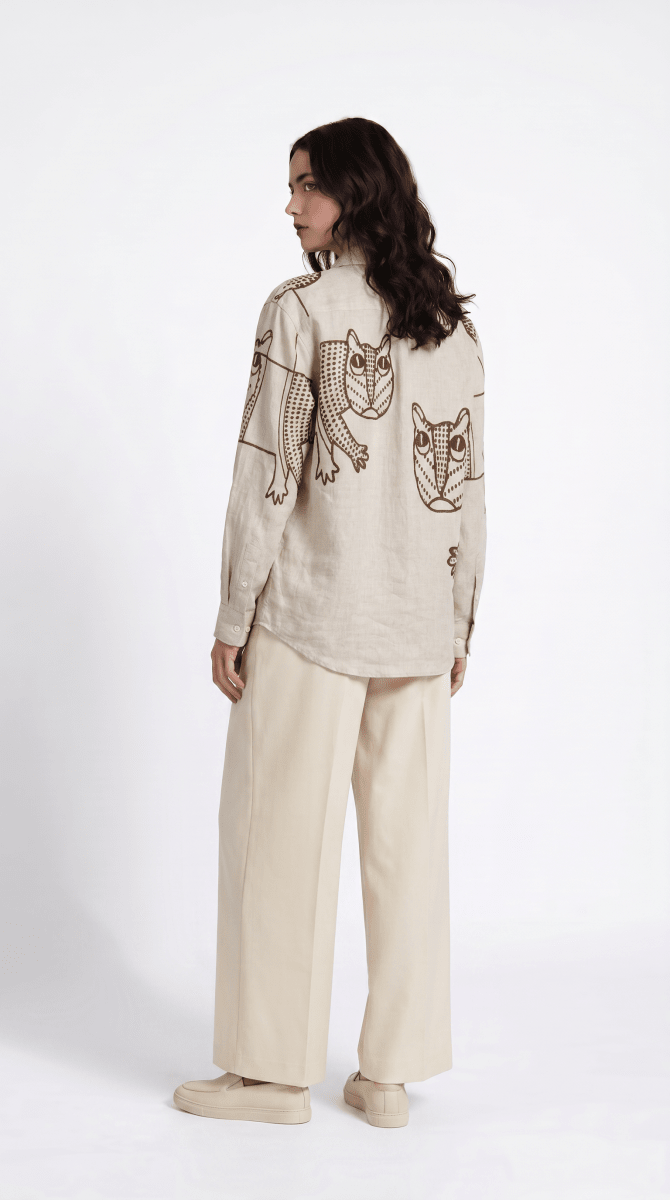 Gond Tiger Shirt Women - Naymish Designs