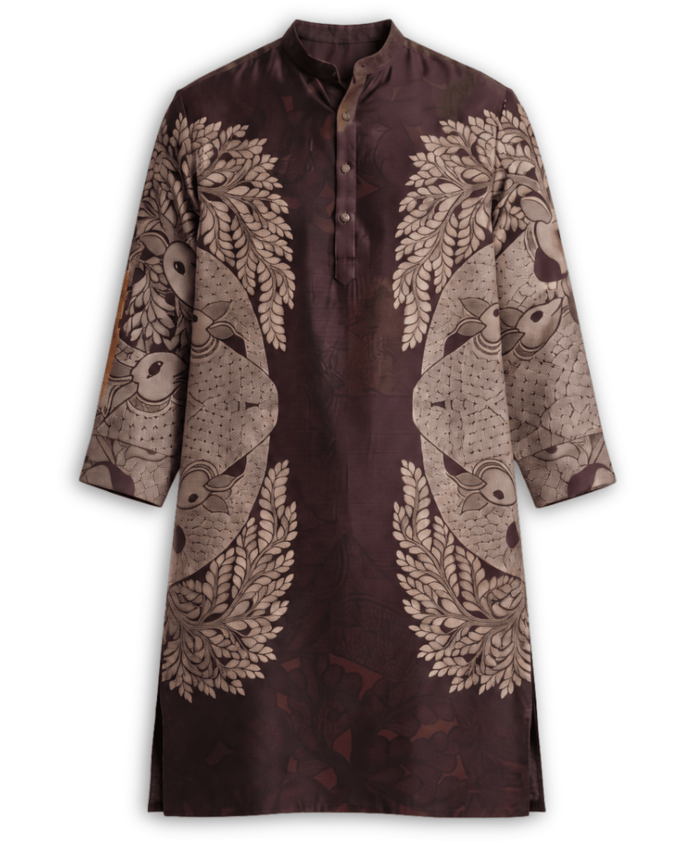 Gondlife Kurta Brown Men - Naymish Designs