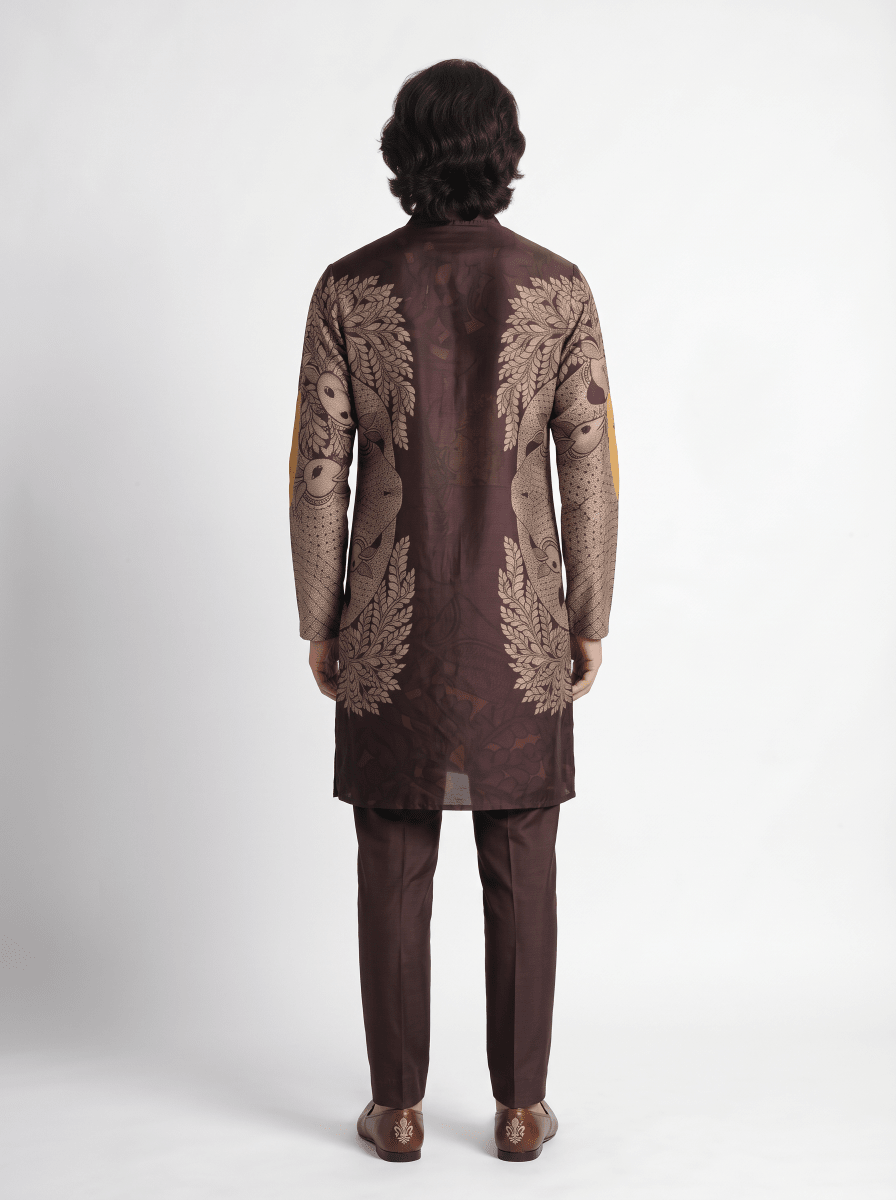 Gondlife Kurta Brown Men - Naymish Designs