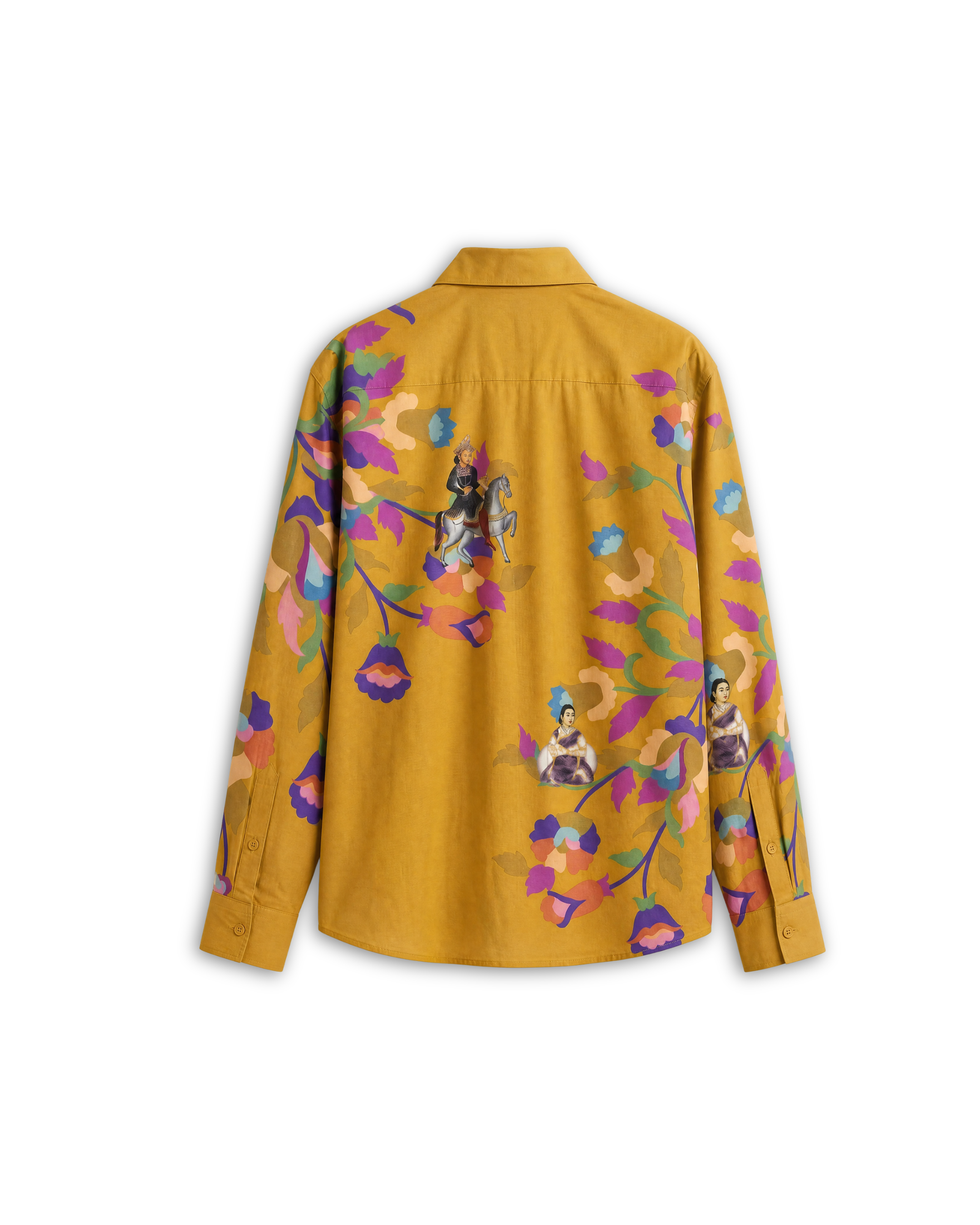 Kalighat Floral Graffit Shirt Women