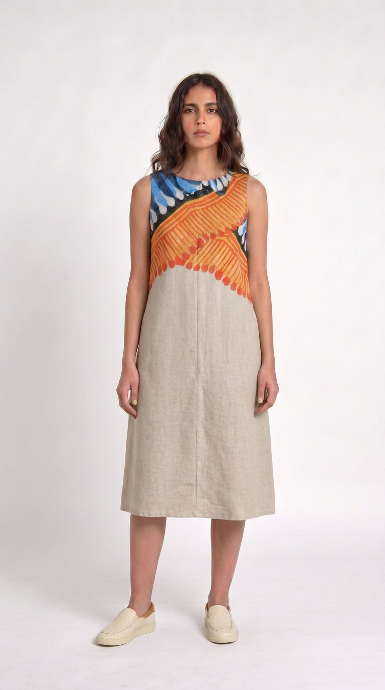 Kalighat Fire Dress Women front view
