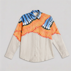 Kalighat Fire Shirt Women flat front
