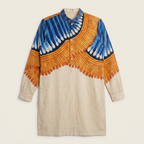Kalighat Fire Kurta Men flat front