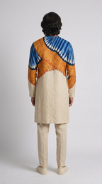 Kalighat Fire Kurta Men back view