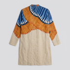 Kalighat Fire Kurta Women flat back