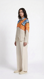 Kalighat Fire Shirt Set Women side view