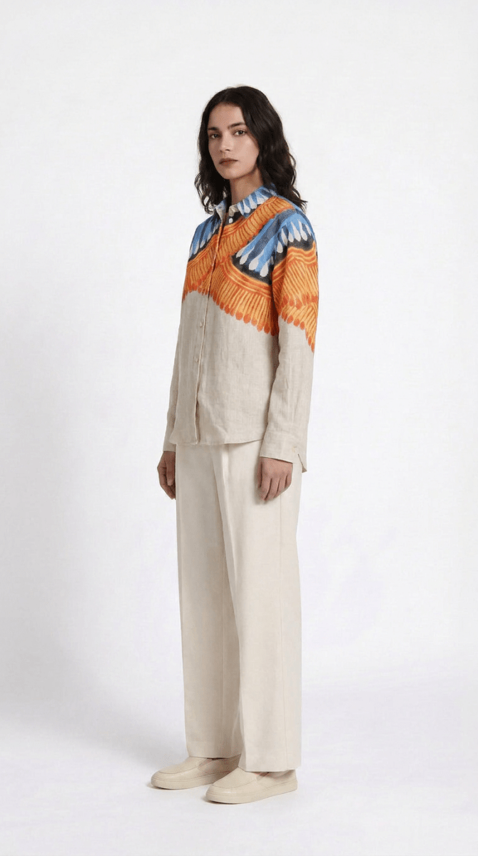 Kalighat Fire Shirt Women - Naymish Designs
