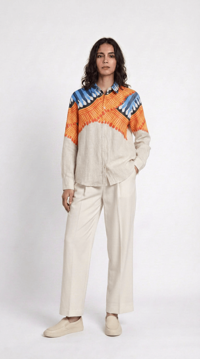 Kalighat Fire Shirt Women - Naymish Designs