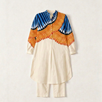 Kalighat Fire Kurta Set Women flat front