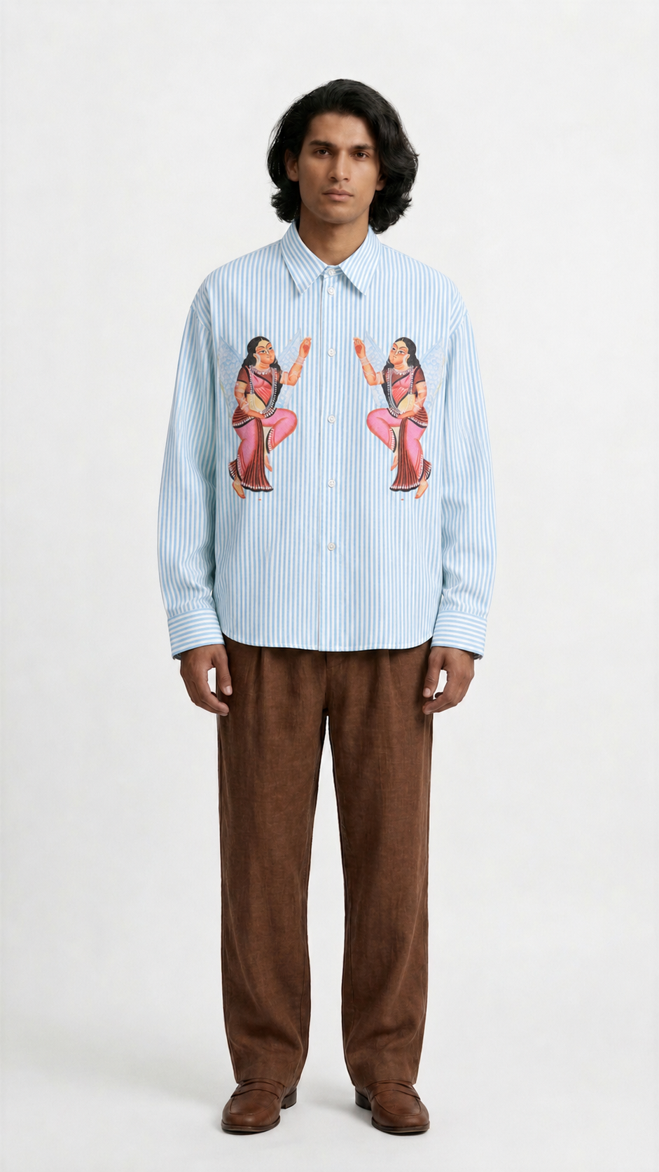 Kalighat Graffiti Shirt Men