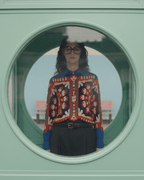 Kanaat - Blue Summer Shirt for Women in Cotton and Linen - Naymish Designs