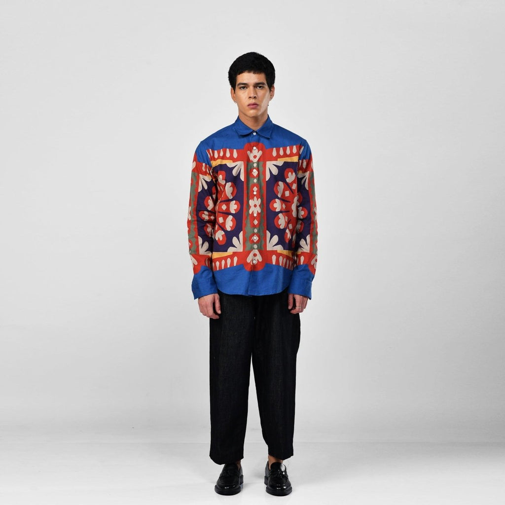 Kanaat - Luxury Shirt for Men Available in Cotton and Linen - Naymish Designs