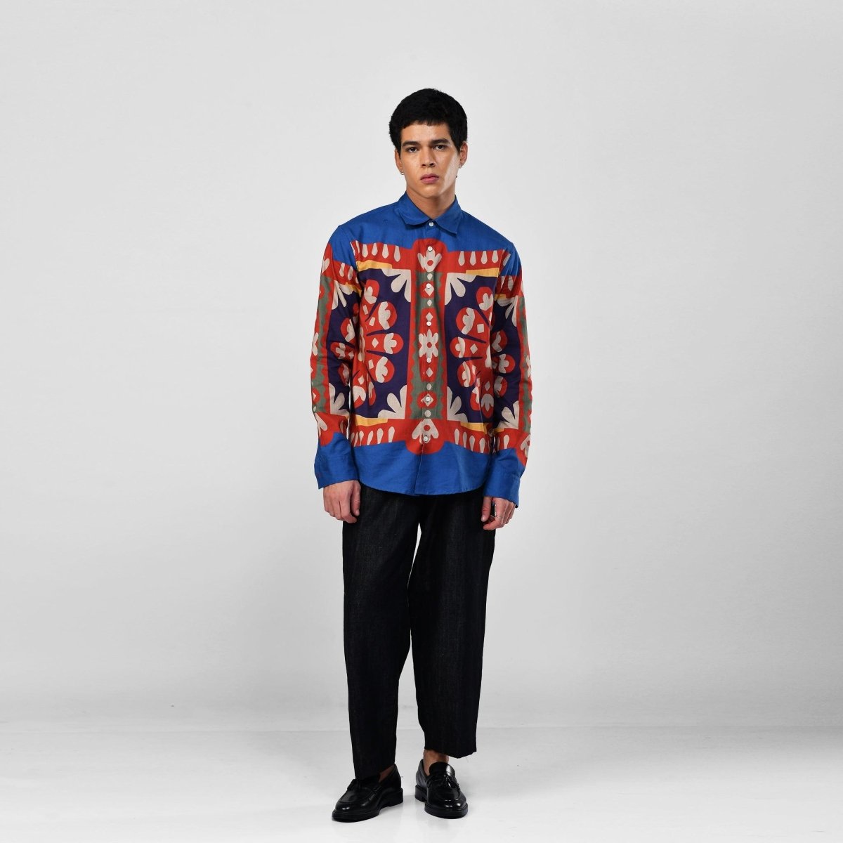 Kanaat - Luxury Shirt for Men Available in Cotton and Linen - Naymish Designs