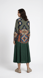 Kilim Shirt Women - Luxury Designer | Soft Cotton or Pure Linen  - Naymish Designs