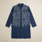 Gond Leaf Jacket Blue product view