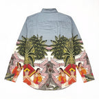 Medieval Backyard - Holiday Shirts Men Available in Linen - Naymish Designs