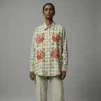MM Shirt Women - Memento Mori Checks Shirt for Women - Luxury Designer | Soft Cotton or Pure Linen  - Naymish Designs