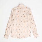 Monkey Cheetah shirt Men - Luxury Designer Shirt | Pure Linen | Partywear shirt for Men - Naymish Designs