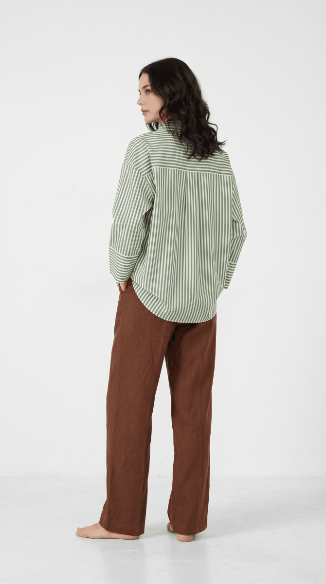 Natraj - Green Women Shirt - Naymish Designs