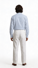 Natraj Oblique Placate Blue Shirt Men - Naymish Designs