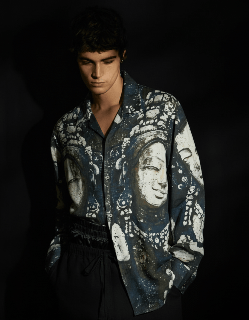 Padma - Luxury Designer Shirt | Soft Cotton or Pure Linen | Partywear shirt for Men - Naymish Designs