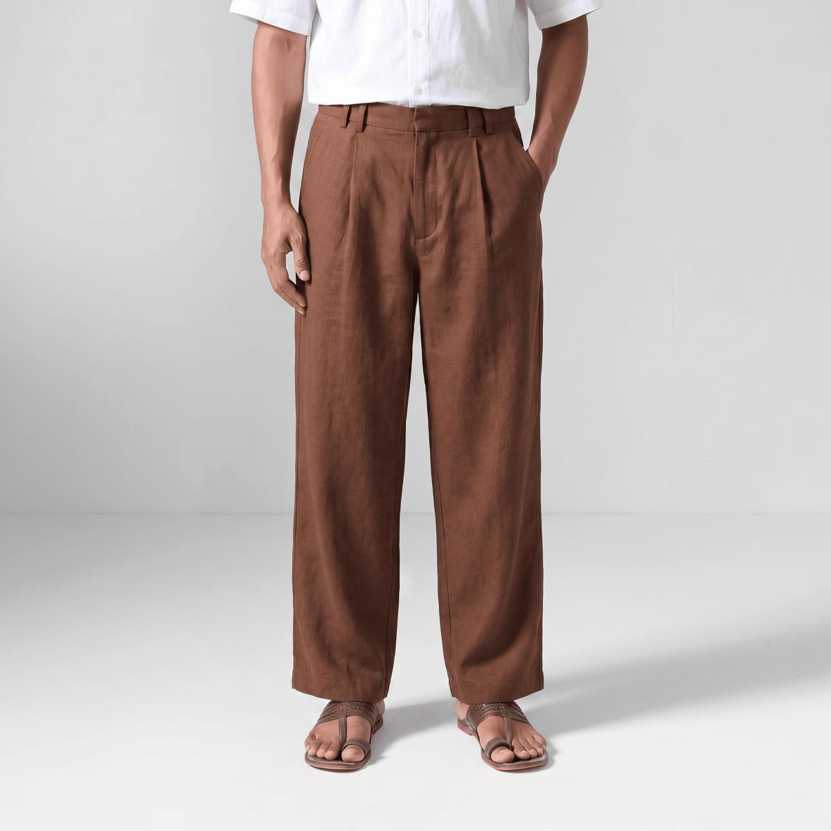 Pants Men Brown - Men - Naymish Designs